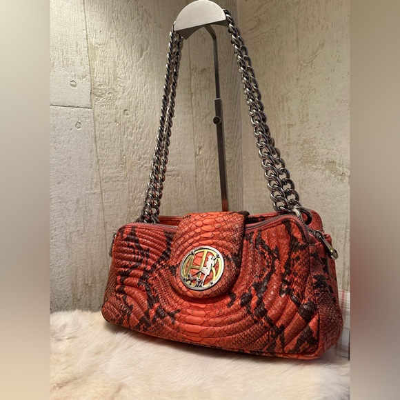 Henri Bendel Handbags - Henri Bendel No. 7 Coral Snake Quilted Crossbody Bag (Hard to find!)